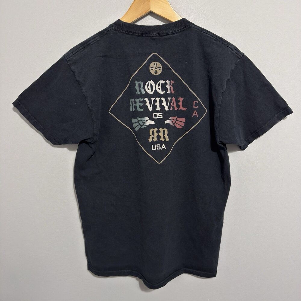 Rock Revival T Shirt Size M Skatercore Streetwear Y2K